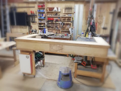 Vincent Rosello - Habillage d'une cheminée dans une vieille bâtisse Landaise