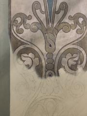 Atelier Chloé Ledoux - Restauration peinture murale église Atelier Chloé Ledoux