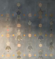 Graffito - Décor sur bois, caséine