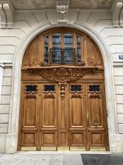 B C B - Bertrand Caron - Porte cochère, Paris VIII