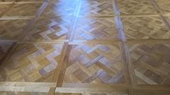 Art Traditionnel des Parquets - Mise en huile d'un parquet panneaux de Versailles