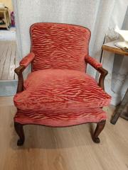 Atelier Sandy Déco - Réfection du Fauteuil terminé destination l'Allemagne.... Bon voyage !