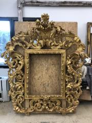 Olivier Held - Conservation et restauration d'un miroir italien XIXe, hôtel Nord-Pinus, Arles (13)