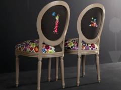 Atile Akcali - Chaise Louis 16 / création du tissus