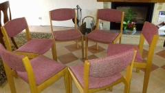 Virginie Wattellier - Fauteuils et Créations - Ces Chaises vintage années 70 ou appelées chaises scandinaves inspirée par les tendances du design scandinave des années 60-70