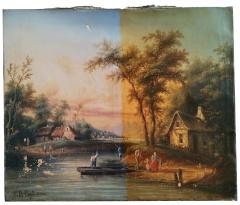 Gardienne des Arts - En cours d'allègement du vernis