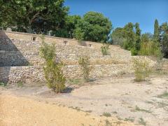 Osmia Rénovation - Création de murs de soutènement en pierre sèche - Le Paradou (13)