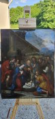 Atelier Tuzelet - Vernissage après nettoyage d'une œuvre