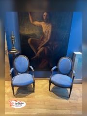 Jacky Laurot - Fauteuils style Louis XVI Médaillon à Levallois-Perret (92 – Hauts-de-Seine)