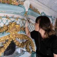 Claire Trescarte - Restitution Bibliothèque du Dauphin Château de Versailles