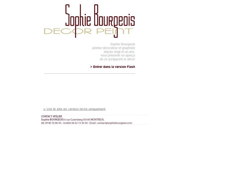 Sophie Bourgeois - Bagnolet - http://www.peintre-decorateur-sb.com