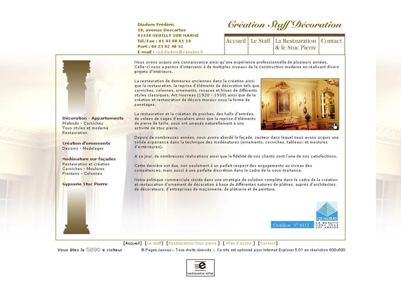 Création Staff Décoration - Neuilly sur Marne - http://www.csd-diodore.com