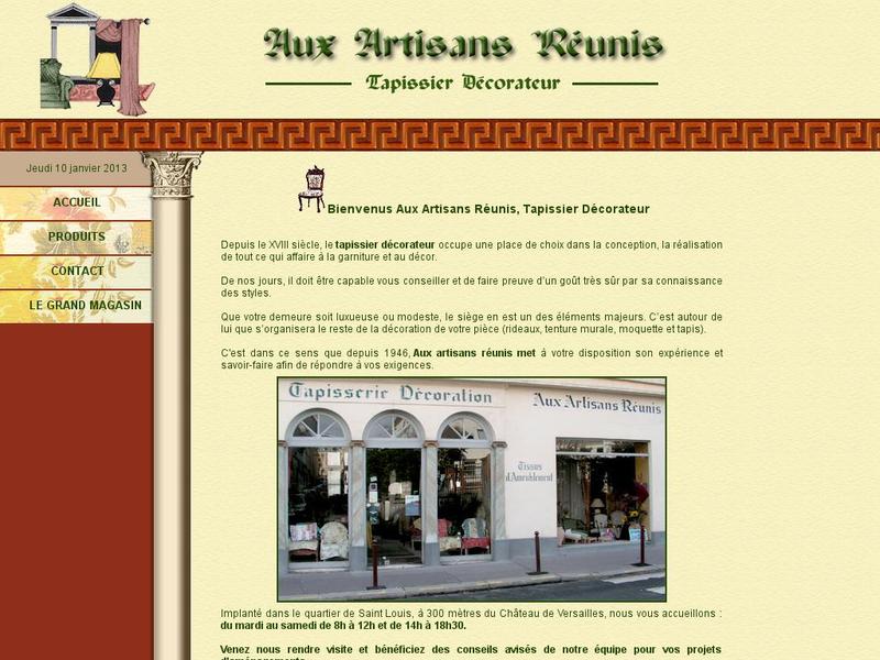 Aux Artisans Réunis - Versailles - http://www.tapissier-decorateur-versailles.com