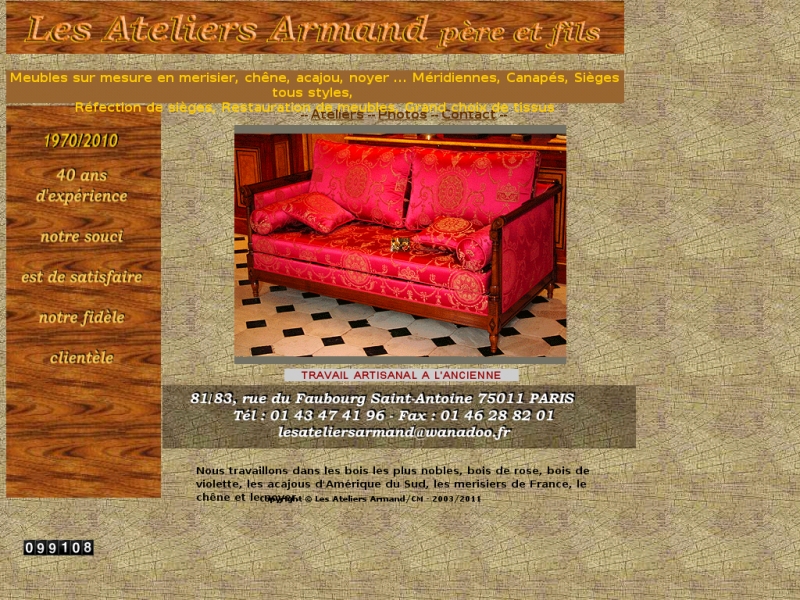 Les Ateliers Armand Père et Fils - Paris - http://www.ateliersarmand.com