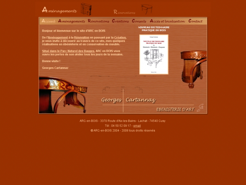 Georges Cartannaz - Cusy - http://www.arc-en-bois.com