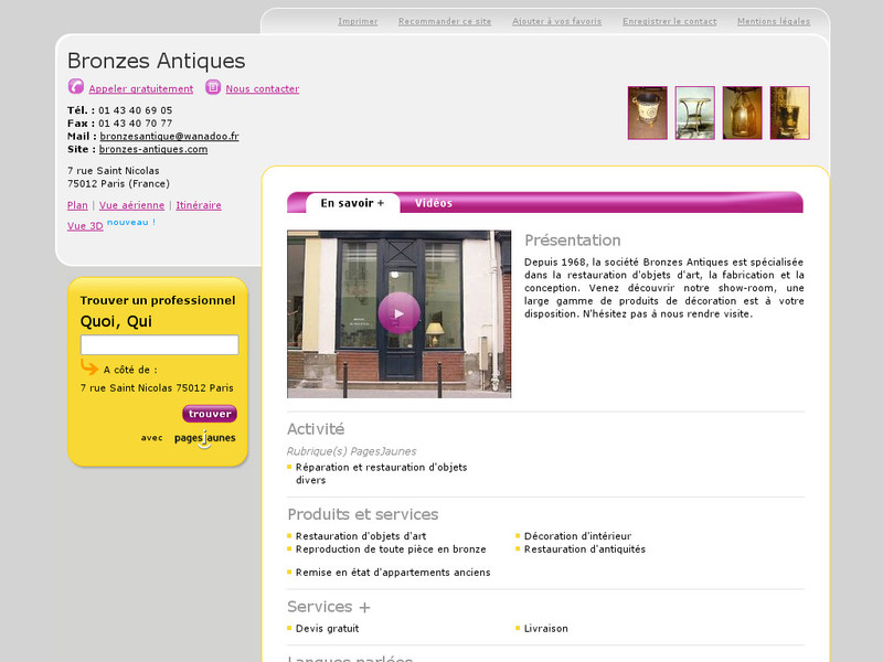 Bronzes Antiques - Paris - http://www.bronzes-antiques.com
