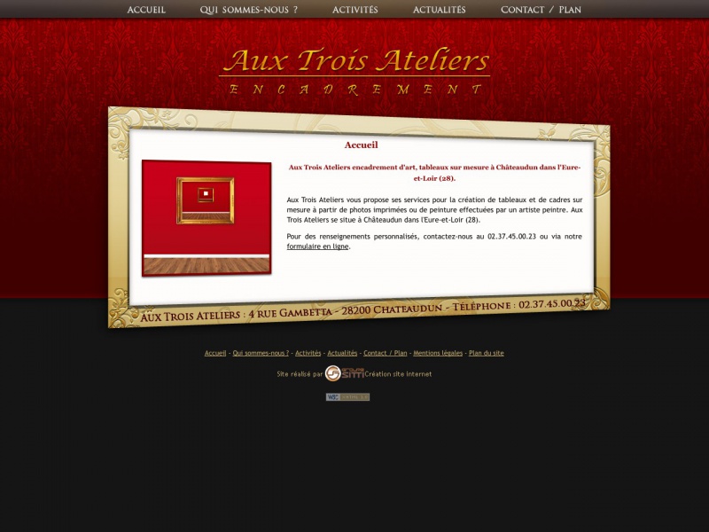 Aux 3 Ateliers - Chateaudun - http://www.aux-3-ateliers.com