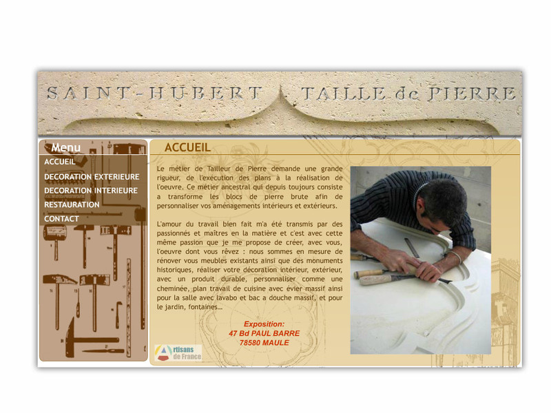Saint Hubert - Crespières - http://www.letailleurdepierre.com