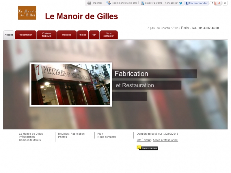 Le Manoir de Gilles - Paris - http://www.le-manoir-de-gilles-paris.fr