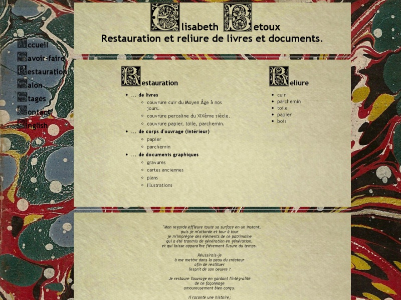 Elisabeth Betoux - Persac - http://www.elisabethbetoux.com