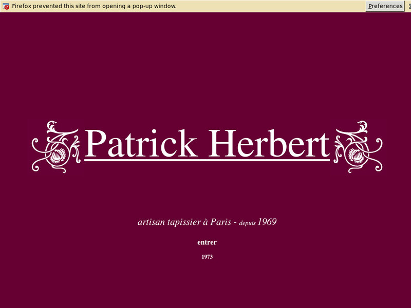 Patrick Herbert - Paris - http://www.artisantapissier.fr