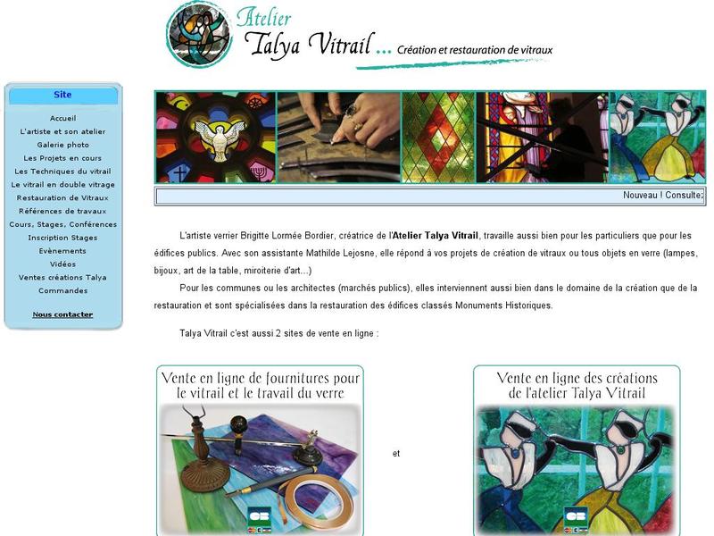 Atelier Talya Vitrail - Les Angles - http://www.talyavitrail.com