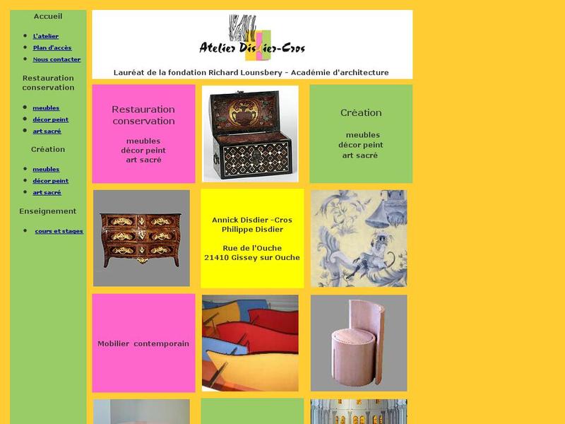 Atelier Disdier-Cros - Gissey sur Ouche - https://disdier-cros.pagesperso-orange.fr