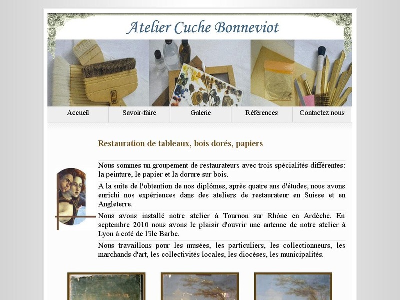 Atelier Cuche Bonneviot - Tournon - http://atelier.tournon.free.fr