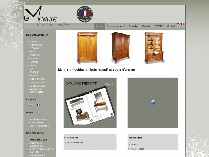 Meubles du Menhir - Gorron  - http://www.meubles-du-menhir.com