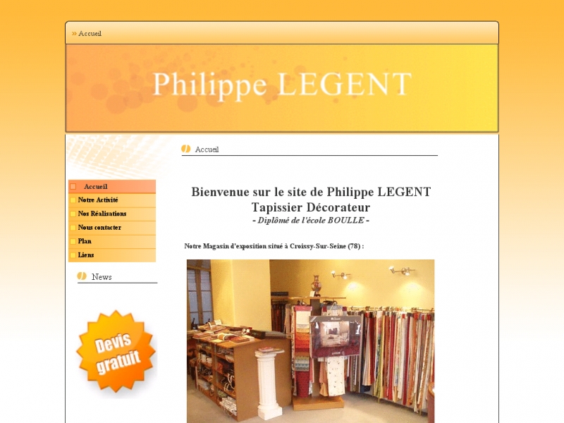 Philippe Legent - Croissy sur Seine - http://www.tapissierdecorateur.com