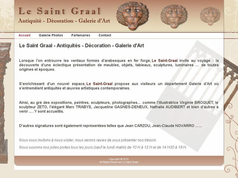 Le Saint Graal - La Colle sur Loup - http://www.galerielesaintgraal.com