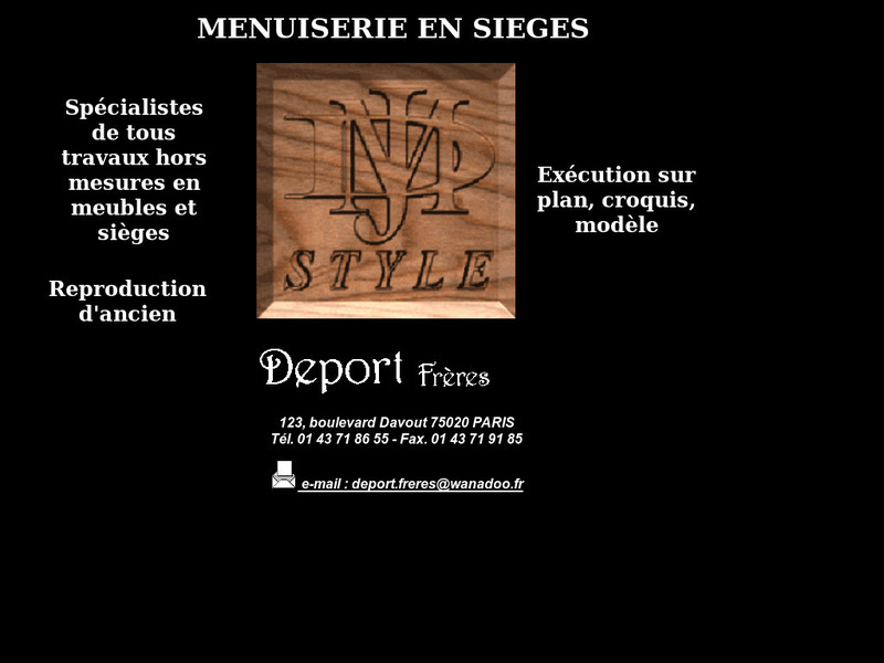 Deport Frères - Paris - http://deport.freres.free.fr