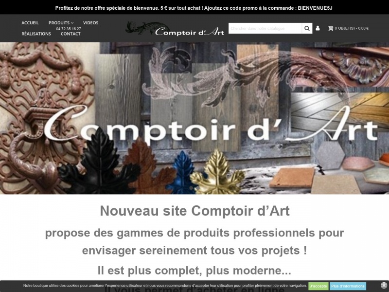 Comptoir d'Art - Vaulx en Velin - https://www.comptoirdart.fr