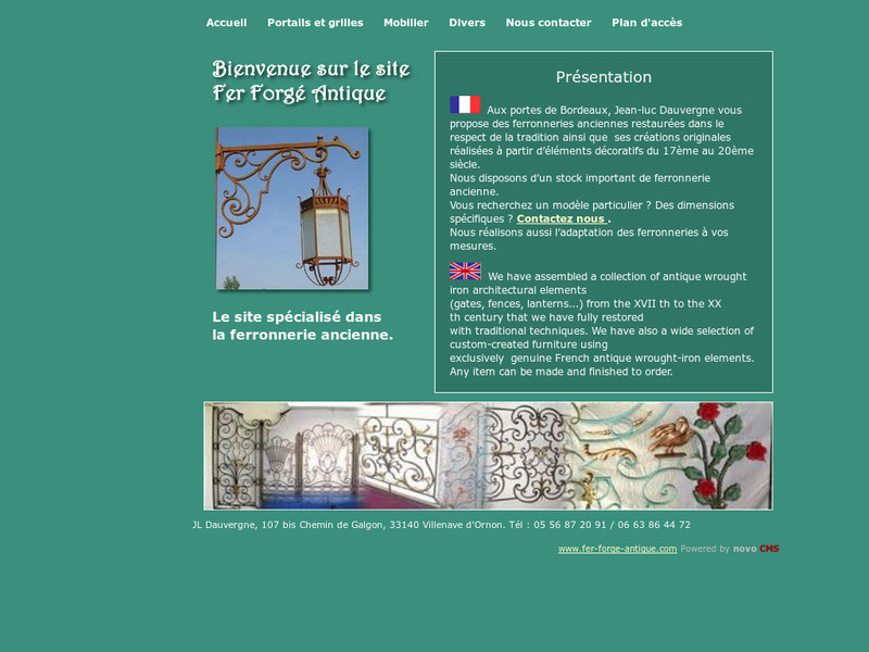 Jean-Luc Dauvergne - Villenave d'Ornon - http://www.fer-forge-antique.com