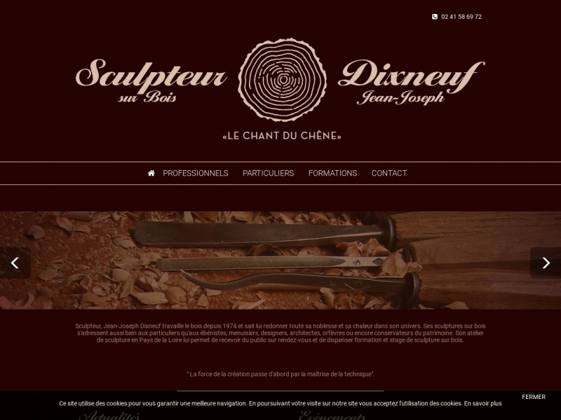 Jean-Joseph Dixneuf - Saint Léger sous Cholet - https://www.sculpturesbois.com