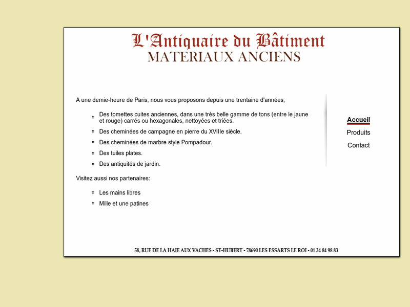 L'Antiquaire du Bâtiment - Les Essarts le Roi - http://www.antiquaire-du-batiment.fr