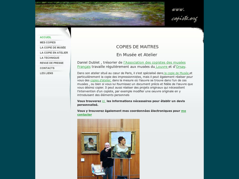 Daniel Dublet - Paris - http://www.copiste.org