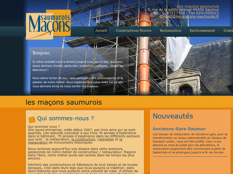 Les Maçons Saumurois - Allonnes - http://www.les-macons-saumurois.fr