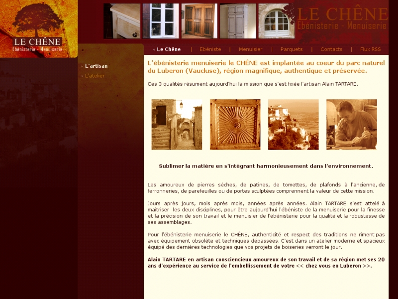 Le Chêne - Gargas - http://www.menuiserie-ebenisterie-vaucluse-luberon.com