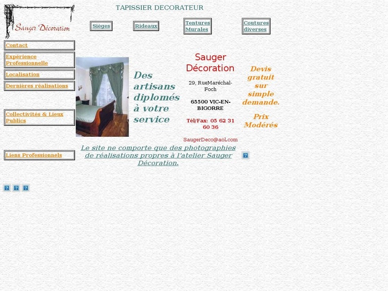 Sauger Décoration - Vic en Bigorre - http://decoravic.chez.com