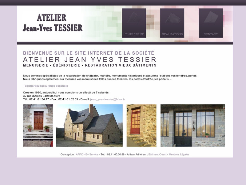 Jean Yves Tessier - Avire - http://www.menuiserie-tessier.com