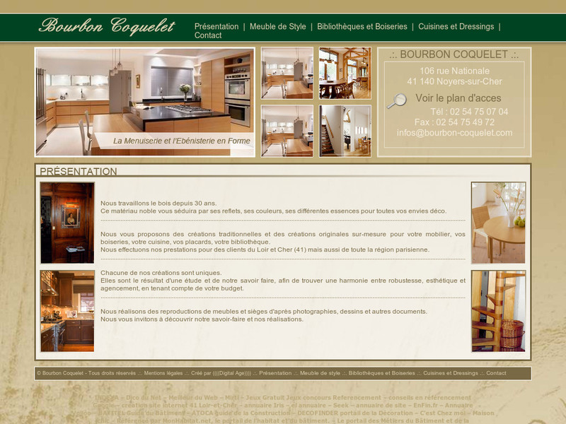 Bourbon Coquelet - Noyers sur Cher - http://www.bourbon-coquelet.com