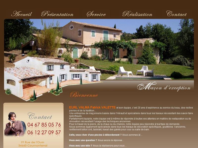 Patrick Valette - Cournonterral - http://www.herault-maconnerie.fr
