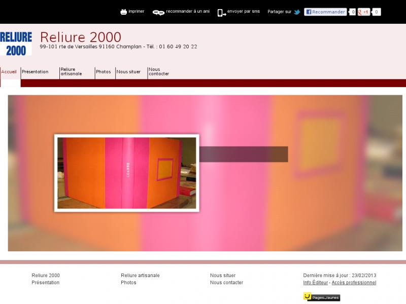 Reliure 2000 SARL - Champlan - http://www.reliure-2000-champlan.fr