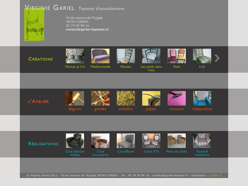 Virginie Gariel - Corenc - http://www.gariel-tapissier.fr