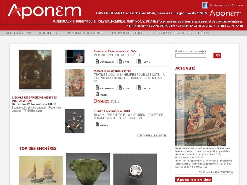 Deburaux Aponem - Paris - http://www.deburaux.com