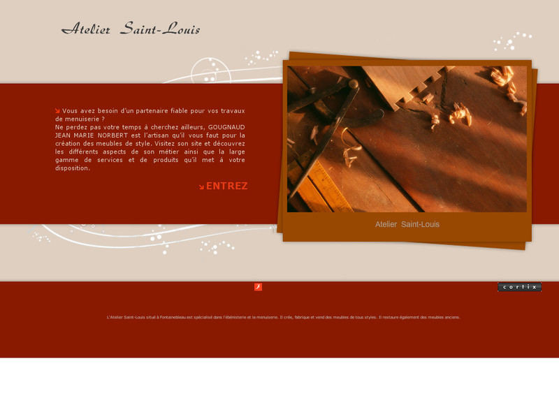Atelier Saint Louis - Fontainebleau - http://www.ebeniste-gougnaud-77.com