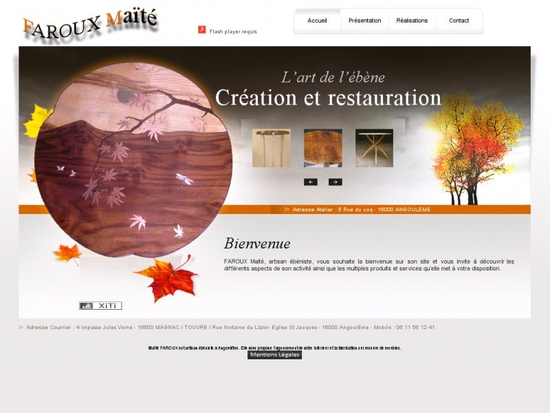Maïté Faroux - Angouleme - http://www.ebeniste-angouleme.com