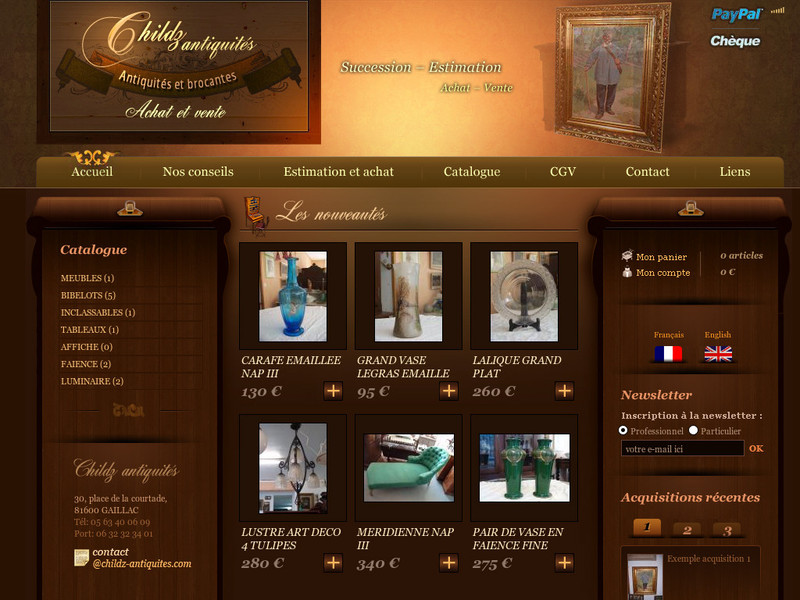 Childz Antiquités - Gaillac - http://www.childz-antiquites.com