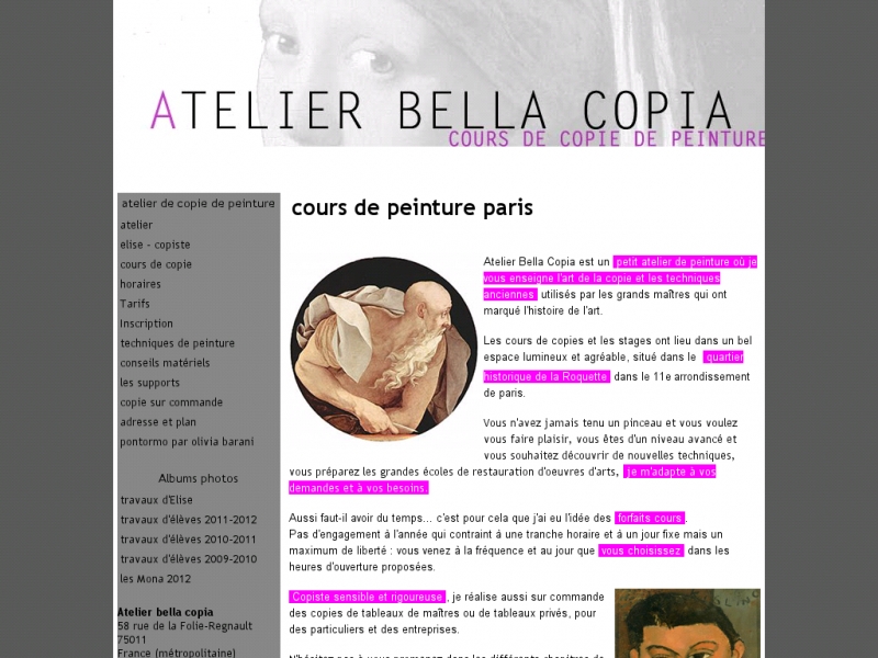Elise Chaigneau - Atelier Bella Copia - Paris - http://www.atelierbellacopia.com